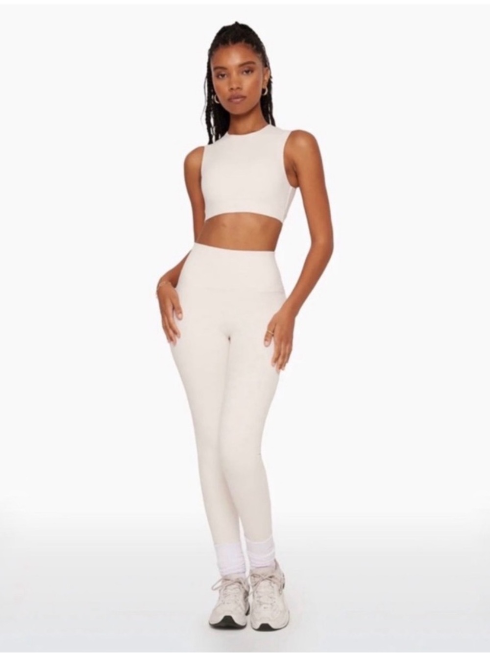 SET Active Cream High-Rise Seamless Leggings luxform